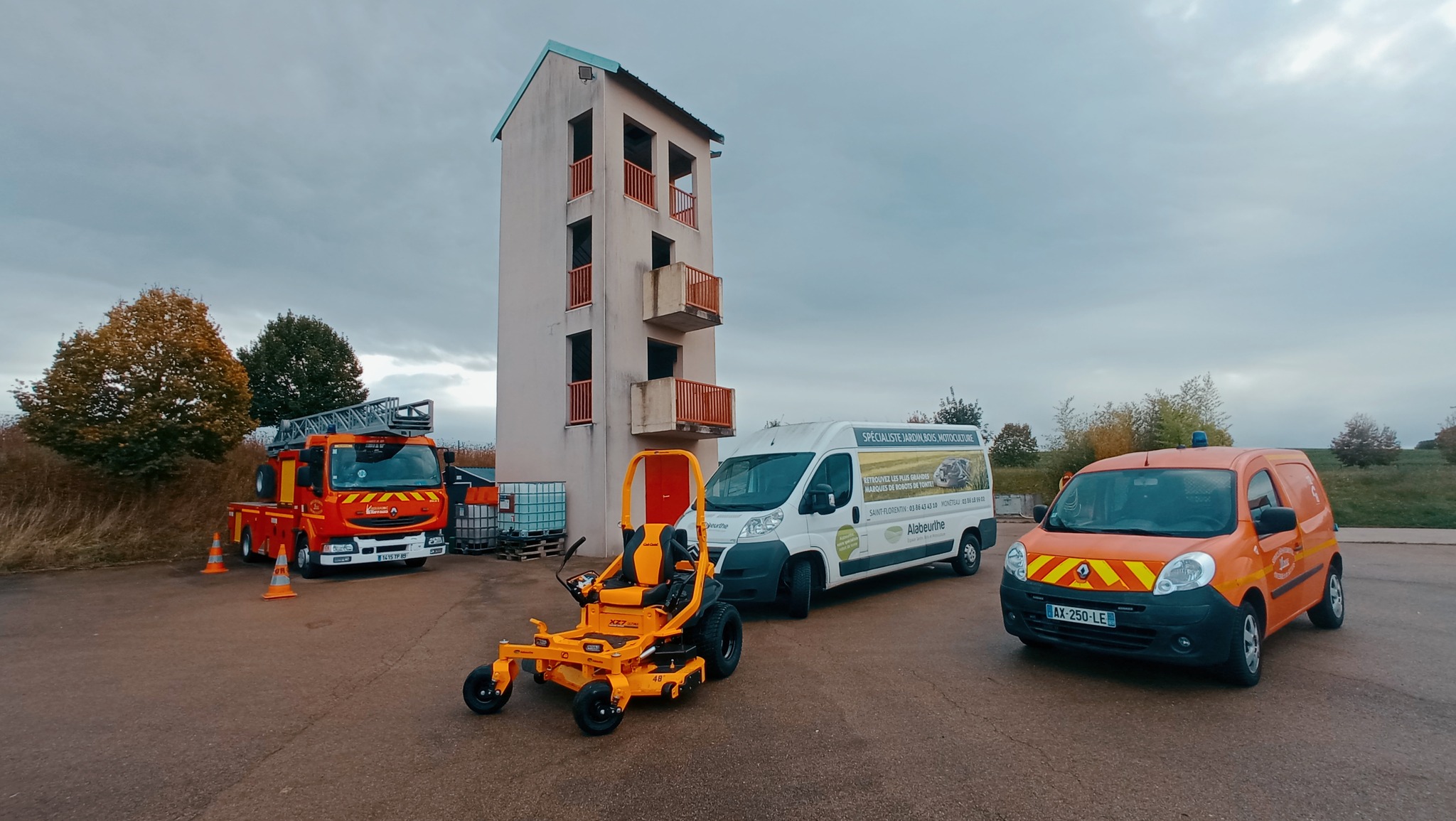 Livraison d’un Cub Cadet pour le SDIS de Joigny