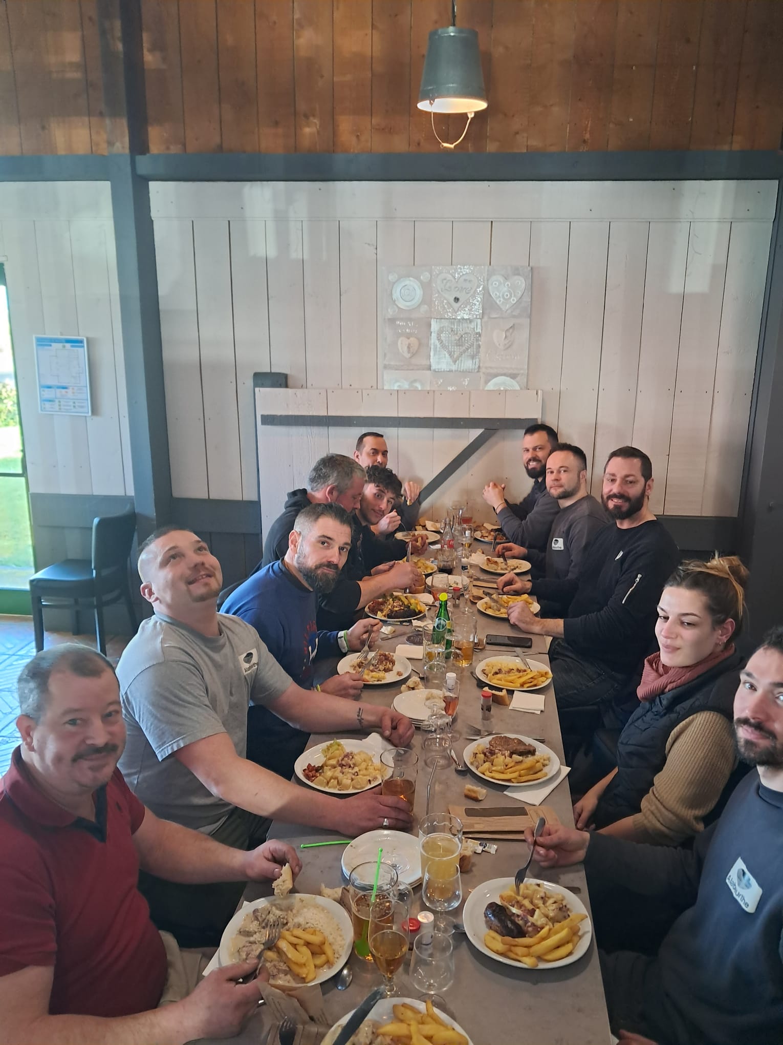 Traditionnel repas de fin d’année en équipe